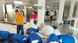 布草清洗的“生物酶清洁密码”